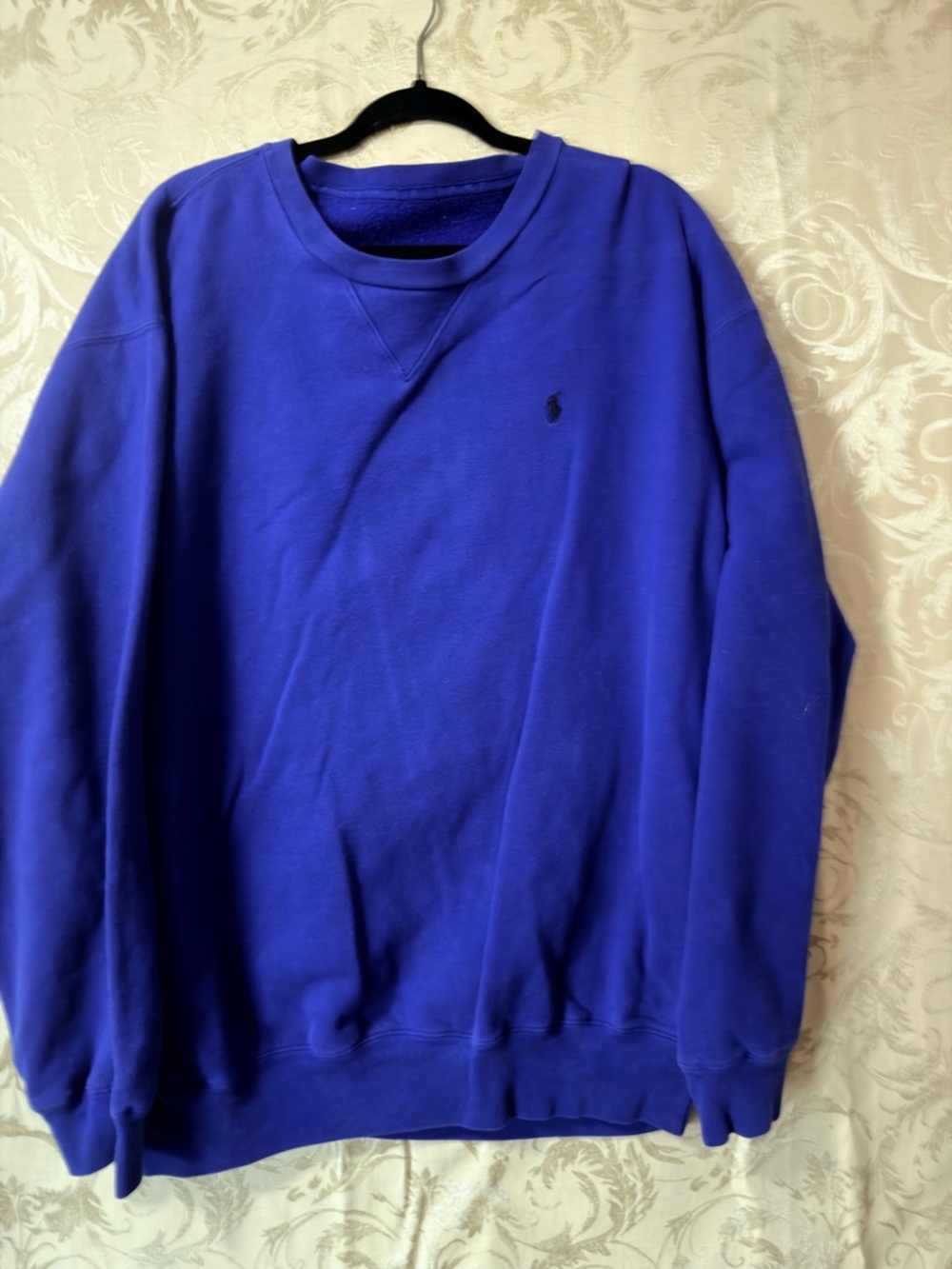 Polo by Ralph Lauren Men's Crewneck Sweater in Royal Blue